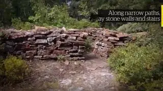 Who built these mystery walls in Halifax?