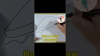 How to Draw a Sandwich Easy in Less Than One Minutes