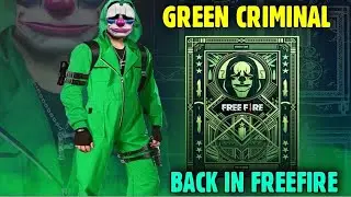 GREEN CRIMINAL BACK IN FREEFIRE😱 ||NEXT TOP UP EVENT FREEFIRE🤗||NEXT MAGIC CUBE BUNDLE⚠️