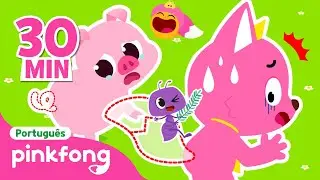 Alguém Viu a Cauda do Pinkfong? 🐷 🐜 | + Compilação | Pinkfong, Bebê Tubarão! Canções para Crianças