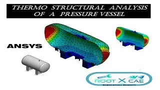 Thermal, Structural & Modal Analysis of a Pressure Vessel || Full Basic Tutorial || ANSYS Workbench