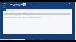 Login for Guam Landweb