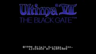 Ultima VII - The Black Gate - Super Nintendo Entertainment System - Intro & Title Screen