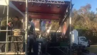 Grant Gerathy drum solo for John butler frack off gig