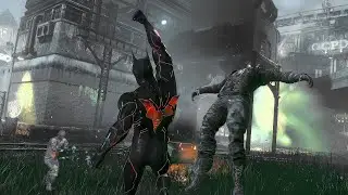 BATMAN BEYOND EVOLVED Skin MOD GAMEPLAY! #13 - BATMAN ARKHAM KNIGHT [UHD 60FPS]