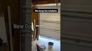 New Garage Door Installation.