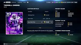 Madden 26 -Season 5 Philadelphia Eagles Theme grinding hard, Selling Terrell Owens 