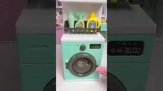 ASMR Video Relaxing With Mini Washing Machine Loading 🧺 (No Talking)