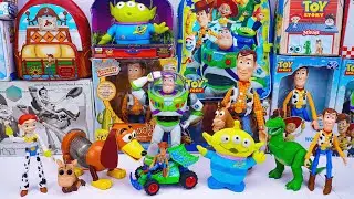 Box filled with Toy Story Collection | Toy Story Woody & Jessi & Buzz Lightyear & Slinky Dog