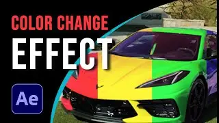 Car color change animation in after effect