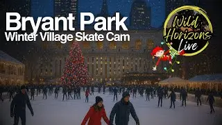 🎄 LIVE: Christmas Magic at Bryant Park Ice Skating Rink | NYC Winter Village 09.12.25