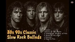 🎧 Classic Slow Rock & Power Ballads | 80s 90s Romantic Rock Album Collection