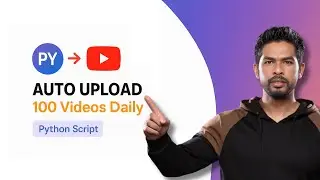 How I Upload 100+ YouTube Shorts Daily (Fully Automated) - Python Script Walkthrough