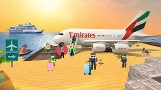 EMIRATES PLANE CHAOS NEAR BEACH 😱 | EMERGENCY LANDING IN SCHOOL PARTY CRAFT