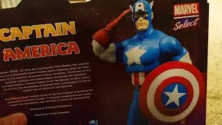 Captain America Action Figure Review: Diamond Select Toys Marvel Select