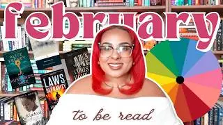 spinner wheel choose my february tbr ❄️📚💝 | black horror readathon, reading vlog plans, & romances