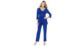 Slinky Brand HankyHem Tunic and Pant Set