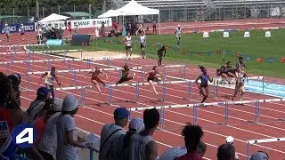Niort 2018 : Finale 100 m haies Espoirs (Charlotte Pierre en 13''52)