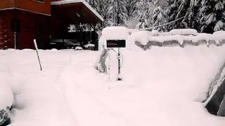 Deep Snow in the Cascade Mountains at Paca Pride Guest Ranch