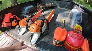 Part 1- Stihl MS 500i Wrap Handle (Western Kit)...Huge White Oak...Also MS 362 Western Kit!
