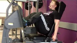 Quadricep Workout With Ripped Teen Bodybuilder Andrew Turner