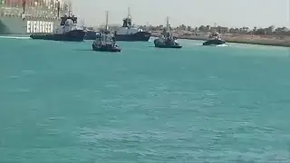 First movements as Ever Given freed in Suez Canal