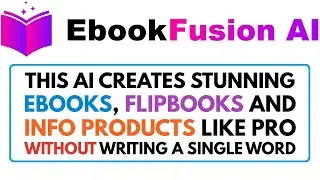 eBookFusion AI Review Demo Bonus - Can You Really Create an eBook in 60 Seconds?
