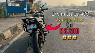 Dominar 400 Saddle Stay Installed on NS200 😱 | Touring Setup Upgrade #ns200 #modificition 