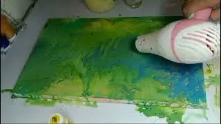 How to paint background on canvas ||  calligraphy painting background tutorial ❤️