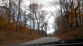 Indiana Country Road Fall Colors