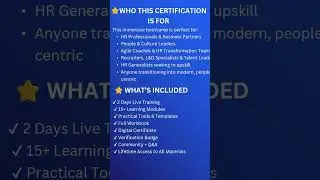 Agile HR Bootcamp: Transforming Your People Practices #education #agilepeople #job #viral #shorts