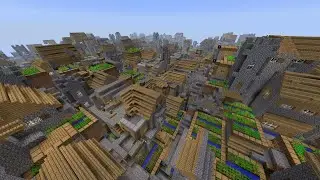 Сид на огромную деревню в Майнкрафт пе 1.1.5!
