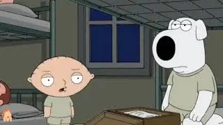 Family Guy Brian tries to leave the army.