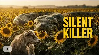 Anaconda Ambush: Giant Snake Attacks a Goat in a Sunflower Field | Wildlife Documentary