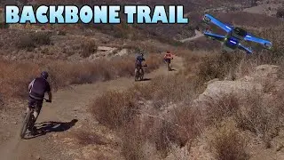 SkyDio 2 Drone - Mountain Biking - Backbone Trail - Malibu, CA