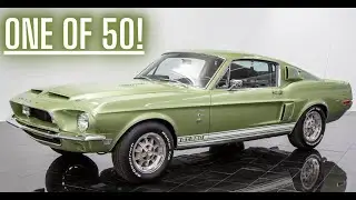 Lime Gold Metallic, 1968 Shelby Mustang GT350 Fastback!