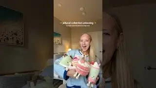 Распаковка всей эксклюзивной коллекции из Шанхая!! Полное видео на моем канале 🫶🏼🌸🍰 #jellycat
