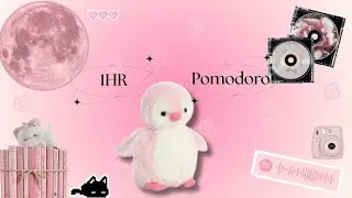 1HR Quiet Pomodoro Timer❣💗| Deep focus and Productivity