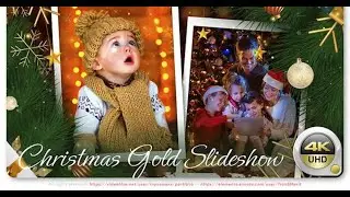 Christmas 2024 Gold Slideshow | After Effects template - Envato elements
