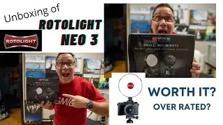 Unboxing of the ROTOLIGHT NEO 3! Worth it? Over rated? #rotolight #neo3 #unboxing #led #rotolight