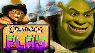 WHAT IS THIS?! | Creatures Play Shrek Smash 'n Crash Racing