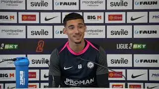 Point presse : Th&eacute;o Sainte-Luce avant MHSC vs Le Mans FC