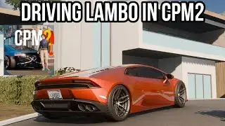 Driving the lambo huracan in car parking multiplayer 2