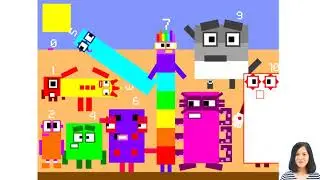 Numberblocks Band - Numberblocks Band Retro 0-10 Remix!Learn to Count Part 01
