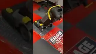 Karcher Scrubber Drier Cleaning Hacks | PVC Garage Floor Tiles | Modular Gym Flooring | Satisfying