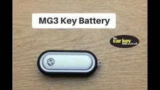 MG3 Key Battery HOW TO change