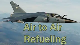DCS Mirage F1EE Дозаправка в воздухе