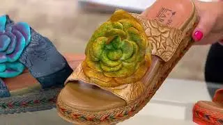 L'Artiste by Spring Step Leather Slide Sandals - Balharbor on QVC