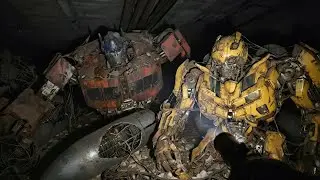 They Locked Optimus Prime and Bumblebee Underground in a WW2 Bunker | Epic ASMR Restoration Video