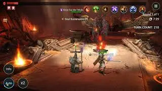 RAID:  Sand's Devil - Stage 18 - Cleared - Godseeker and Geomancer